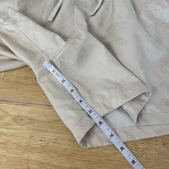 Nike Standard Fit Mid Thigh "Sole Food" Beige Shorts DR9781-238 Lined Graphic XL - Picture 11 of 14